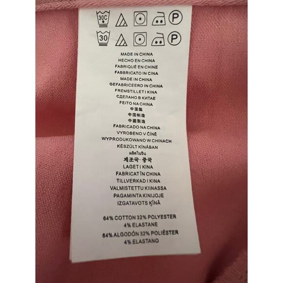 MICHAEL KORS WOMENS BASICS TROUSERS PANTS QUARTZ PINK SIZE 16 COTTON BLEND - Picture 10 of 14